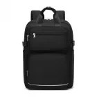 Miss Lulu London BPK2530 - Kono Geräumiger, wasserabweisender Laptop-hátizsák  Reisen és Pendeln - Gepolsterter Laptop-Fach  15,6", Reflektorstreifen - fekete