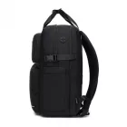 Miss Lulu London BPK2530 - Kono Geräumiger, wasserabweisender Laptop-hátizsák  Reisen és Pendeln - Gepolsterter Laptop-Fach  15,6", Reflektorstreifen - fekete