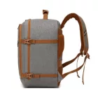 Miss Lulu London BPK2531S - Vielseitiger Business-hátizsák - Passend  15,6" Laptops, ideal  Arbeit, Reisen és den täglichen Pendelverkehr - szürke és barna