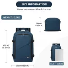 Miss Lulu London BPK2531S - Vielseitiger Business-hátizsák - Passend  15,6" Laptops, ideal  Arbeit, Reisen és den täglichen Pendelverkehr - Marineblau
