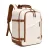 Miss Lulu London BPK2565 - Kono Colourblock-Kabinenrucksack 40×30×20 - geräumig, Clamshell-Öffnung, 15,6″-laptopzseb, bereit  Reise & Pendeln - bézs/barna