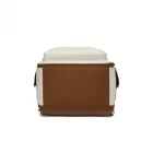 Miss Lulu London BPK2601- Kono Kabinen-utazótáska 40×20×30 cm – Wasserabweisend, Mehrere tartó, párnázott laptopzseb, Diebstahlsicher, kézipoggyász-Táska - bézs és barna