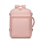 Miss Lulu London BPK2601- Kono Kabinen-utazótáska 40×20×30 cm – Wasserabweisend, Mehrere tartó, párnázott laptopzseb, Diebstahlsicher, kézipoggyász-Táska - rózsaszín