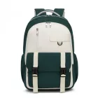 Miss Lulu London BPK2605 - KONO Robuster Wasserabweisender Kinderrucksack  Gepolstertem laptopzseb és Mehreren táska   Schule - zöld és bézs