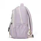 Miss Lulu London BPK2605 - KONO Robuster Wasserabweisender Kinderrucksack  Gepolstertem laptopzseb és Mehreren táska   Schule - Lila és bézs