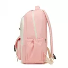 Miss Lulu London BPK2605 - KONO Robuster Wasserabweisender Kinderrucksack  Gepolstertem laptopzseb és Mehreren táska   Schule - rózsaszín és bézs