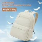Miss Lulu London BPK2606 - KONO Stylischer Einfarbiger Freizeitrucksack  Schule és Wochenendausflüge  Mehreren táska - bézs