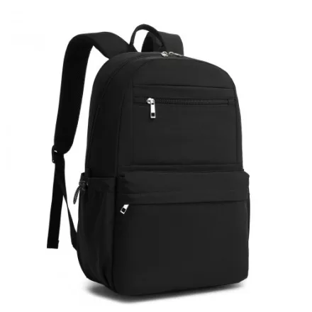 Miss Lulu London BPK2606 - KONO Stylischer Einfarbiger Freizeitrucksack  Schule és Wochenendausflüge  Mehreren táska - fekete