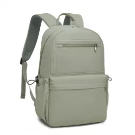   Miss Lulu London BPK2606 - KONO Stylischer Einfarbiger Freizeitrucksack  Schule és Wochenendausflüge  Mehreren táska - zöld