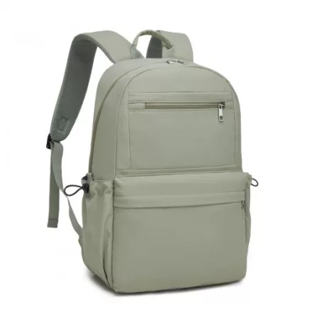 Miss Lulu London BPK2606 - KONO Stylischer Einfarbiger Freizeitrucksack  Schule és Wochenendausflüge  Mehreren táska - zöld