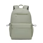 Miss Lulu London BPK2606 - KONO Stylischer Einfarbiger Freizeitrucksack  Schule és Wochenendausflüge  Mehreren táska - zöld