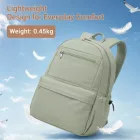 Miss Lulu London BPK2606 - KONO Stylischer Einfarbiger Freizeitrucksack  Schule és Wochenendausflüge  Mehreren táska - zöld