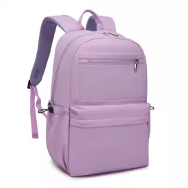   Miss Lulu London BPK2606 - KONO Stylischer Einfarbiger Freizeitrucksack  Schule és Wochenendausflüge  Mehreren táska - Lila