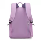 Miss Lulu London BPK2606 - KONO Stylischer Einfarbiger Freizeitrucksack  Schule és Wochenendausflüge  Mehreren táska - Lila