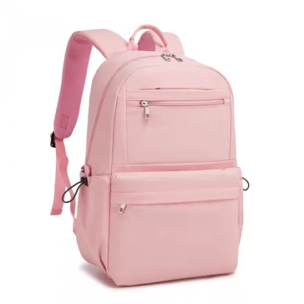 Miss Lulu London BPK2606 - KONO Stylischer Einfarbiger Freizeitrucksack  Schule és Wochenendausflüge  Mehreren táska - rózsaszín