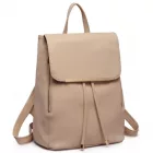 Miss Lulu London BPM2427 - Miss Lulu Stylischer hátizsák  műbőr - Sicherer Tagesrucksack  Magnetverschluss, divatos -bőr utazótáska - bézs