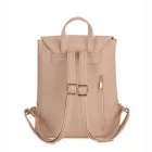 Miss Lulu London BPM2427 - Miss Lulu Stylischer hátizsák  műbőr - Sicherer Tagesrucksack  Magnetverschluss, divatos -bőr utazótáska - bézs