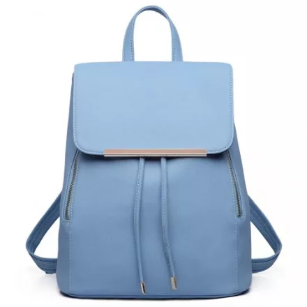 Miss Lulu London BPM2427 - Miss Lulu Stylischer hátizsák  műbőr - Sicherer Tagesrucksack  Magnetverschluss, divatos -bőr utazótáska - kék