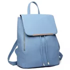 Miss Lulu London BPM2427 - Miss Lulu Stylischer hátizsák  műbőr - Sicherer Tagesrucksack  Magnetverschluss, divatos -bőr utazótáska - kék