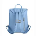 Miss Lulu London BPM2427 - Miss Lulu Stylischer hátizsák  műbőr - Sicherer Tagesrucksack  Magnetverschluss, divatos -bőr utazótáska - kék
