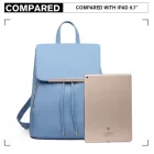 Miss Lulu London BPM2427 - Miss Lulu Stylischer hátizsák  műbőr - Sicherer Tagesrucksack  Magnetverschluss, divatos -bőr utazótáska - kék