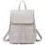 Miss Lulu London BPM2427 - Miss Lulu Stylischer hátizsák  műbőr - Sicherer Tagesrucksack  Magnetverschluss, divatos -bőr utazótáska - világos szürke