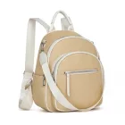 Miss Lulu London BPM2453 - Miss Lulu Umwandelbare Quertasche  -bőr - Leichter Diebstahlsicherer Tagesrucksack  mehreren táska - sárga