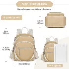 Miss Lulu London BPM2453 - Miss Lulu Umwandelbare Quertasche  -bőr - Leichter Diebstahlsicherer Tagesrucksack  mehreren táska - sárga