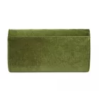 Miss Lulu London CLM2457 - Miss Lulu elegáns Abendclutch  Samt  Kristallring és abnehmbarer Kettenriemen - Vielseitige válltáska táska vagy táska - zöld