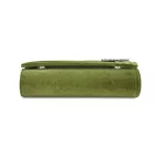 Miss Lulu London CLM2457 - Miss Lulu elegáns Abendclutch  Samt  Kristallring és abnehmbarer Kettenriemen - Vielseitige válltáska táska vagy táska - zöld