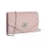 Miss Lulu London CLM2458 - Miss Lulu elegáns estélyi Táska Clutch  gefälschtem bőr  Kristallblume és abnehmbarer Kettenriemen - rózsaszín