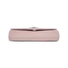 Miss Lulu London CLM2458 - Miss Lulu elegáns estélyi Táska Clutch  gefälschtem bőr  Kristallblume és abnehmbarer Kettenriemen - rózsaszín