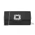 Miss Lulu London CLM2461 - Miss Lulu Glitzer Abendclutch  Kristallverzierung és abnehmbarer Kettenriemen - Elegane Quertasche vagy táska - fekete