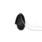 Miss Lulu London CLM2461 - Miss Lulu Glitzer Abendclutch  Kristallverzierung és abnehmbarer Kettenriemen - Elegane Quertasche vagy táska - fekete