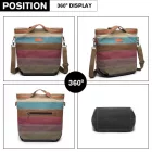 Miss Lulu London E1679 - Kono Regenbogen  táska Nappa Patch