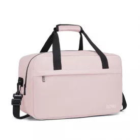   Miss Lulu London E1960M - Kono könnyű Mehrzweck Unisex férfi női Sport Duffel-utazótáska - rózsaszín