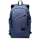 Miss Lulu London E6715 - Kono Business Laptop hátizsák  USB-Ladeanschluss - Navy kék