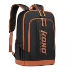 Miss Lulu London EB2325 - Kono Kontrastreiche Farben vízállóság Lässig hátizsák  Laptop-Fach - fekete