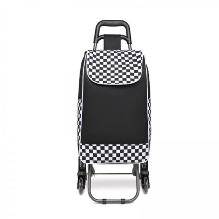 Miss Lulu London EQ2043 - Kono 6-Rad-csúszó-bevásárló táska fekete
