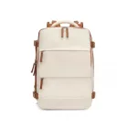 Miss Lulu London EQ2344 - Kono multifunkciós lélegző Reise-hátizsák  USB-Ladeanschluss  és separatem Schuhfach - bézs és barna