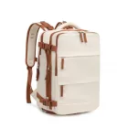 Miss Lulu London EQ2344 - Kono multifunkciós lélegző Reise-hátizsák  USB-Ladeanschluss  és separatem Schuhfach - bézs és barna