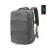 Miss Lulu London EQ2344 - Kono multifunkciós lélegző Reise-hátizsák  USB-Ladeanschluss  és separatem Schuhfach - szürke