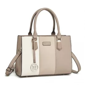   Miss Lulu London HBM2463 - MISS LULU -bőr-válltáska táska  dreifarbigen Nähten - Stylische tägliche Táska  verstellbarem vállpánt - Khaki