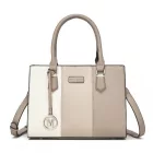 Miss Lulu London HBM2463 - MISS LULU -bőr-válltáska táska  dreifarbigen Nähten - Stylische tägliche Táska  verstellbarem vállpánt - Khaki