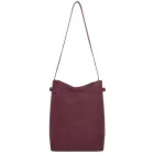 Miss Lulu London HBM2508 - Miss Lulu Minimalista vertikale válltáska táska  verstellbarem vállpánt és magnetischem záródás - Burgund