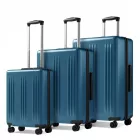 Miss Lulu London KSK2583 - Kono prémium ABS+PC 3-teiliger keményfalú-Reisesatz  TSA-zár és 360°-Silent Spinner-Rädern - Marineblau