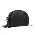 Miss Lulu London LB2236 - Miss Lulu Trendy Quaste táska-Táska - fekete