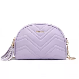   Miss Lulu London LB2236 - Miss Lulu Trendy Quaste táska-Táska - Lila