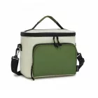 Miss Lulu London LBK2534 - Kono Isolierte Lunchtasche - Wasserfester Lebensmittelbehälter  4 Schichten, auslaufsicher, tragbar  verstellbarem Schultergurt - bézs és zöld