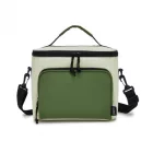 Miss Lulu London LBK2534 - Kono Isolierte Lunchtasche - Wasserfester Lebensmittelbehälter  4 Schichten, auslaufsicher, tragbar  verstellbarem Schultergurt - bézs és zöld